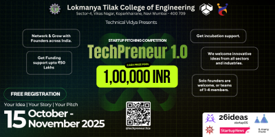 TechPreneur 1.0 | Mumbai | 9 January