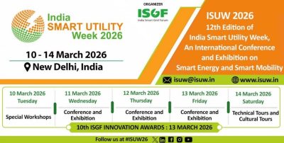 India Smart Utility Week 2026 | Delhi | 10-14 March