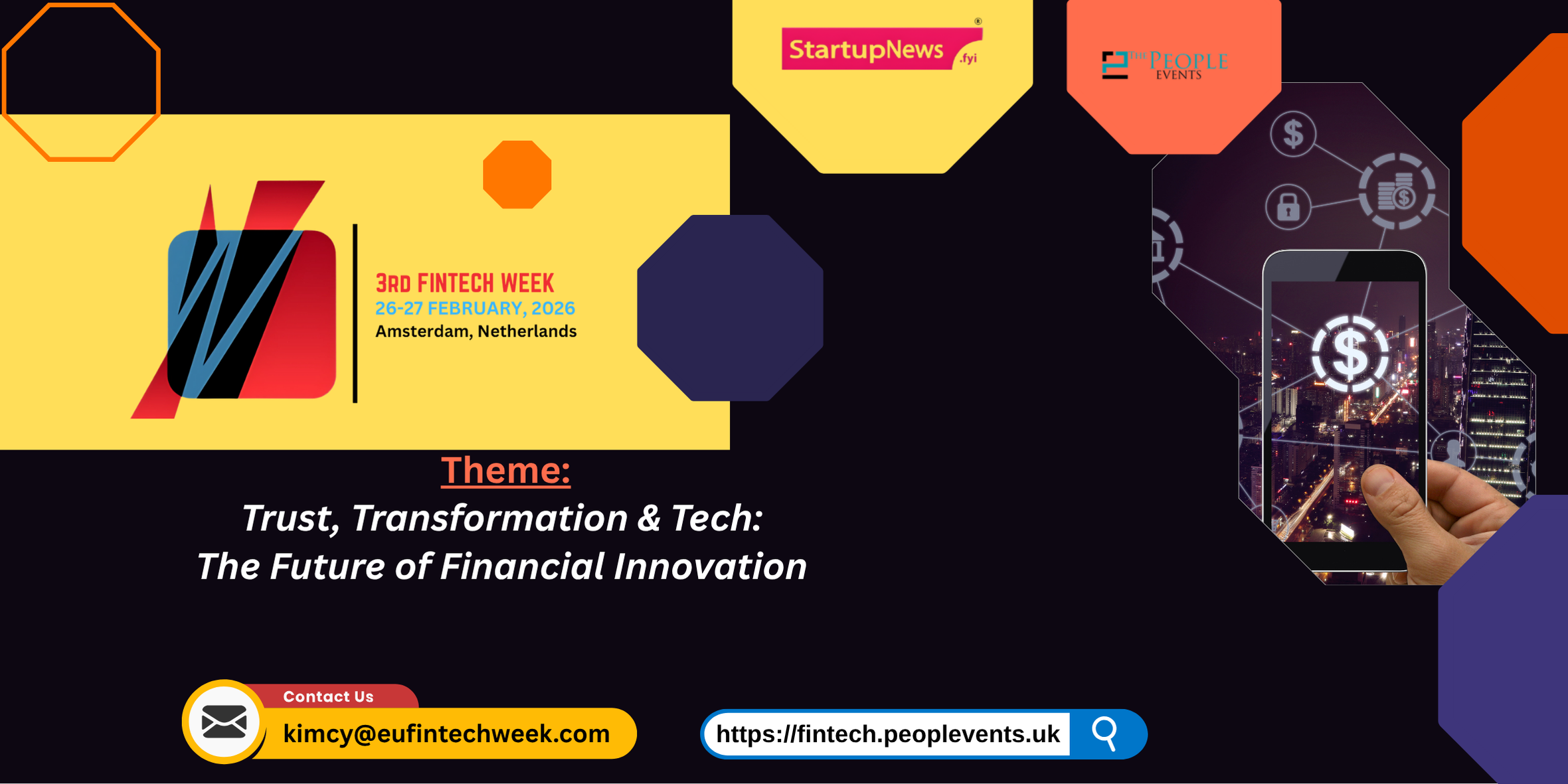3rd Fintech Week & Expo 2026 | Amsterdam | 26-27 February