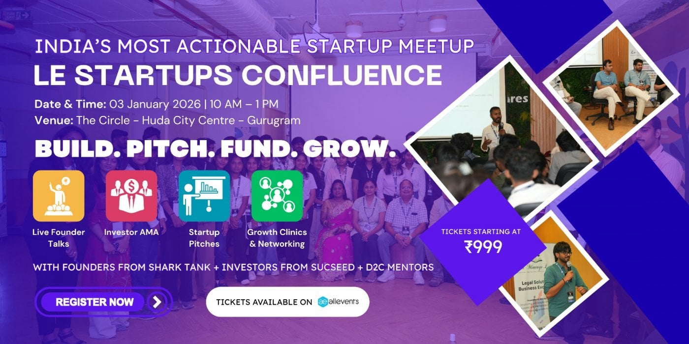 Le Startups Confluence | Gurugram | 3 January